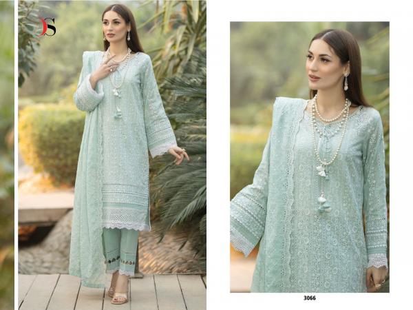 Deepsy Adans Liba Chikankari 23 Nx Fancy Pakistani Suit Collection